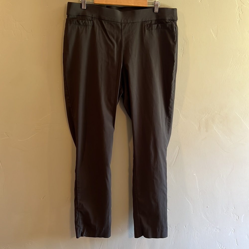 Kim Rogers Curvy Pants Olive Green size 16W